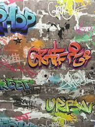 graffiti wallpaper urban brick luxury