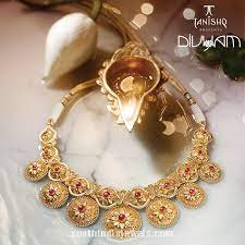 gold necklace design from tanishq