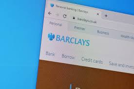 homepage of barclays on the