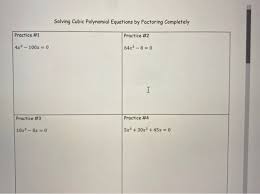 Solving Cubic Polynomial Equations