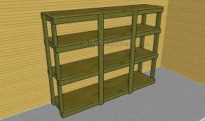 how to build garden shelves