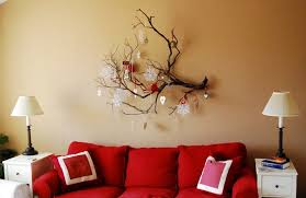 wood branch wall decor