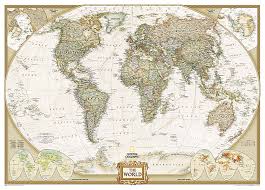 wall maps of the world