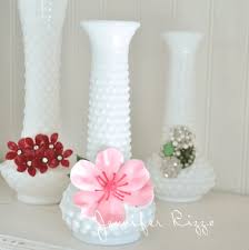 Upcycle Milk Glass Vases With Broken