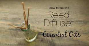 diy essential oil reed diffuser the