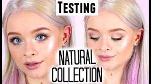 testing natural collection makeup