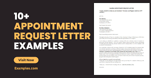 appointment request letter 10