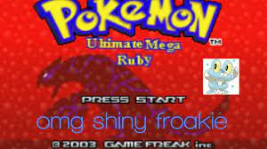 Pokemon ultimate Ruby ep1. Shiny froakie??? - YouTube