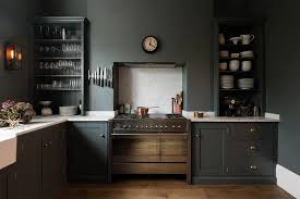 Since gray blends in well with almost any other colors, you'll find that having gray floors still allows you plenty of freedom to introduce other colors into your kitchen. Dark Kitchens Black Navy And Dark Grey Kitchen Ideas Loveproperty Com