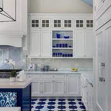 White And Blue Moroccan Tiles Design Ideas