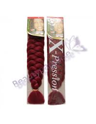 This deep, rich shade is so perfect for winter. X Pression Braid Burgundy Beautyparadise Se