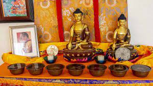 tibetan water offering bowls