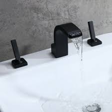 faucets widespread waterfall spout