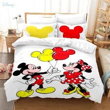 minnie mouse cute bow knot bedding