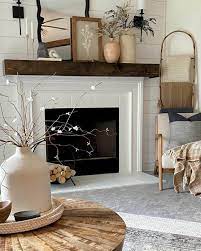34 Cozy Farmhouse Fireplace Ideas To