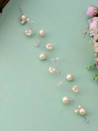 pearl beads hair vine