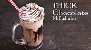 thick chocolate milkshake chocolate