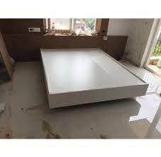 White Modern Marine Plywood Double Bed