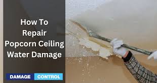 How To Repair Popcorn Ceiling Water Damage