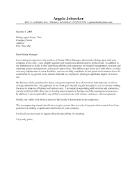 Fresh Sample Cover Letter For Administrative Assistant With No    