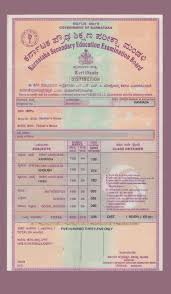 how can i check my sslc marks card in