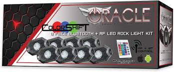 Amazon Com Oracle Bluetooth Rf Colorshift Underbody Rock Light Kit Eight Piece Automotive Underglow Led Lights With Bluetooth App Control Module Part 5819 333 Automotive