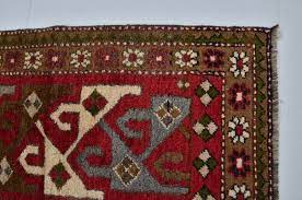 turkish anatolian wool narrow long rug