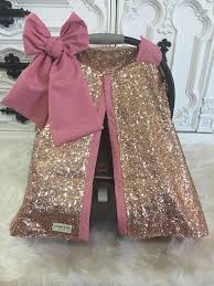 Rose Gold And Blush Car Seat Cover