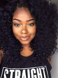 big curly hair natural makeup for black