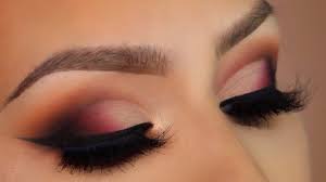 red smokey eye makeup tutorial l huda