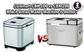 Instead, you will have the perfect assistant who will do all the work for you. Cuisinart Cbk 100 Vs Cbk 200 Which Bread Maker Machine Is Better