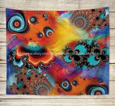 Psychedelic Trippy Art Wall Tapestry