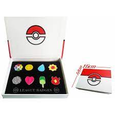 Buy Pokemon Kanto 8 Metals League Gyms Badge Pin Pip Gen 1 Cosplay Props at  affordable prices — free shipping, real reviews with photos — Joom