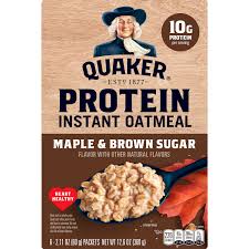 protein instant oatmeal maple and