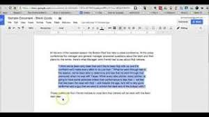 Apa block quote citation summary. How To Create Block Quotes In Google Documents Youtube