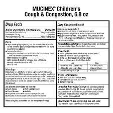 mucinex cough congestion liquid
