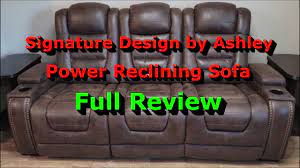 ashley power reclining sofa