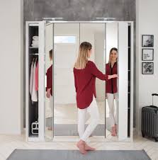 It bends after some time and door is not fitted in tight manner so it leaves gap without closing tight. Rico Bi Fold And Mirrored 4 Door Wardrobe White 2953