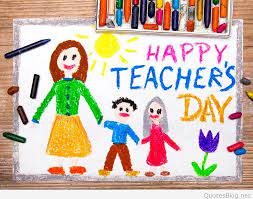 In teaching, you cannot see the fruit of a day's work. Colorful Drawing Teacher S Day Card Teachers Day Card Happy Teachers Day Card Teachers Day Drawing