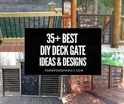 35 best diy deck gate ideas and