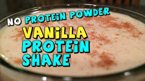 vanilla protein shake recipe no