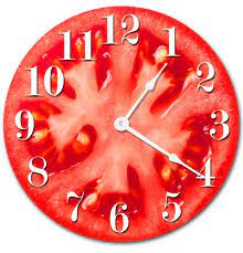 Tomato Clock Large 10 5 Inch Clock