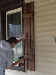 diy board and batten shutters easy