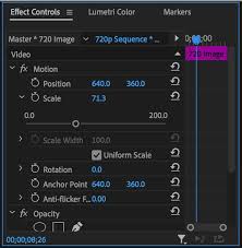 to resize an image in adobe premiere pro