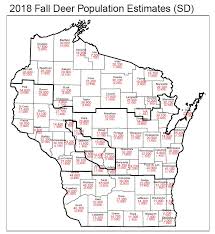 Deer Abundance And Density Maps Wisconsin Dnr