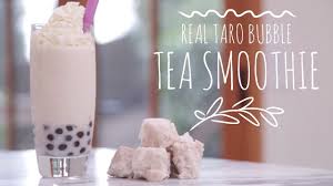 make taro bubble tea smoothie recipe