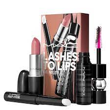 mac cosmetics lashes to lips gift set