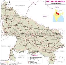 uttar pradesh rail network map