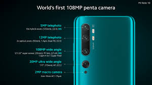 The phone is powered by octa core (2 ghz, quad core, cortex a76 + 2 ghz, quad core, cortex a55) processor. Xiaomi S Mi Note 10 Family World S First Smartphones With 108 Mp Penta Camera Array