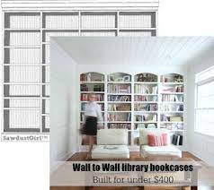 Library Wall To Wall Bookcases
